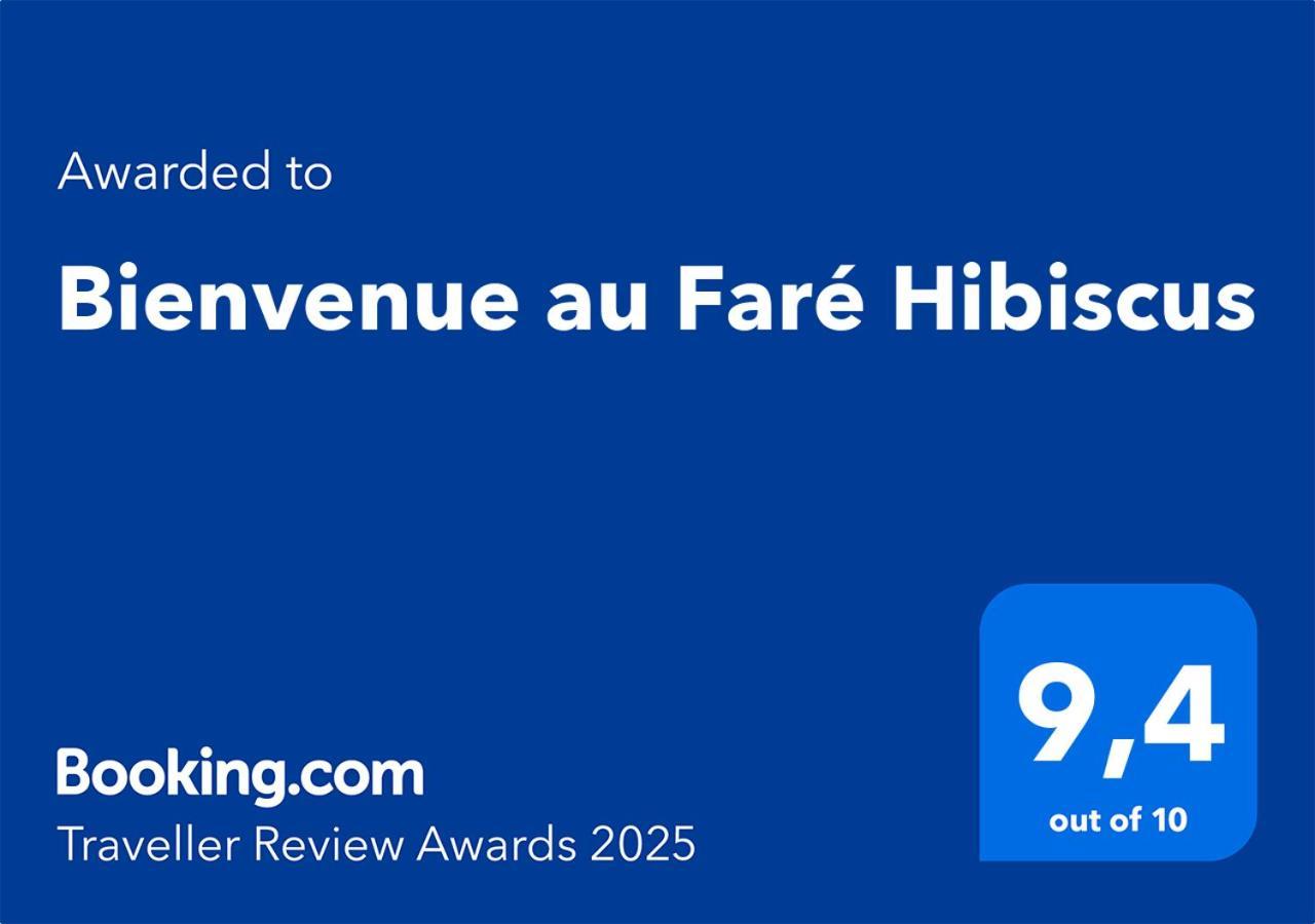 Bienvenue Au Fare Hibiscus Apartment Corrombles Bagian luar foto